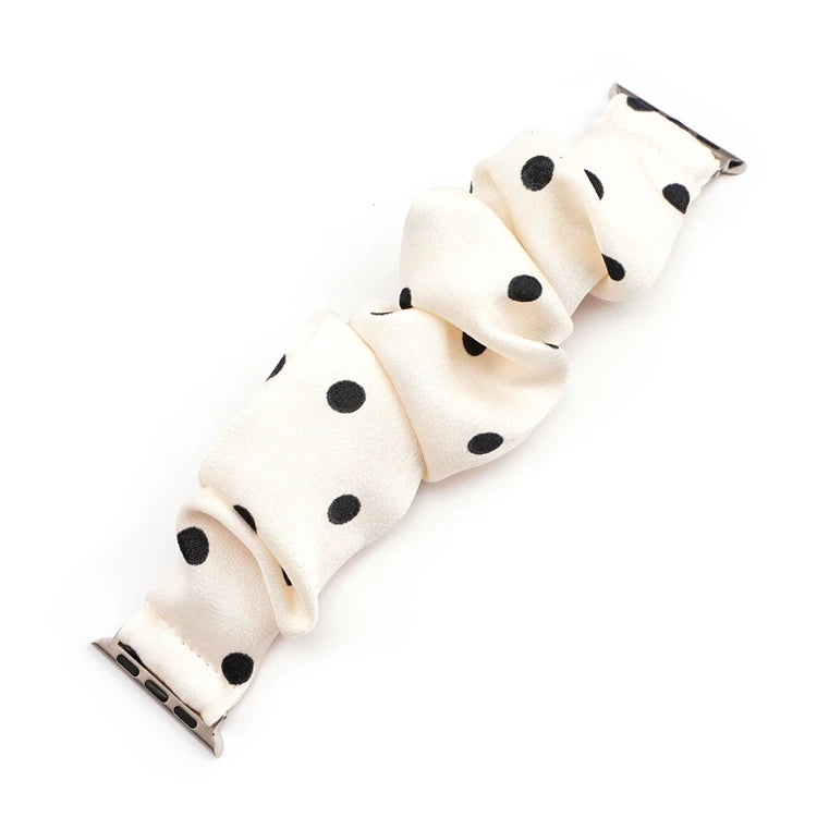 Scrunchie band for Apple Watch Ultra band 49mm 45mm 41mm 44mm 40mm 38mm 42mm Elastic nylon band Apple Watch Series 8 7 6 5 4 3 SE