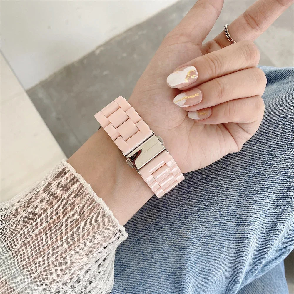 20mm/22mm Resin strap For Samsung Galaxy watch 7 6 5 pro/4-6 classic 46/42mm/Active 2 Bracelet smartwatch Amazfit Bip 6 5 Band