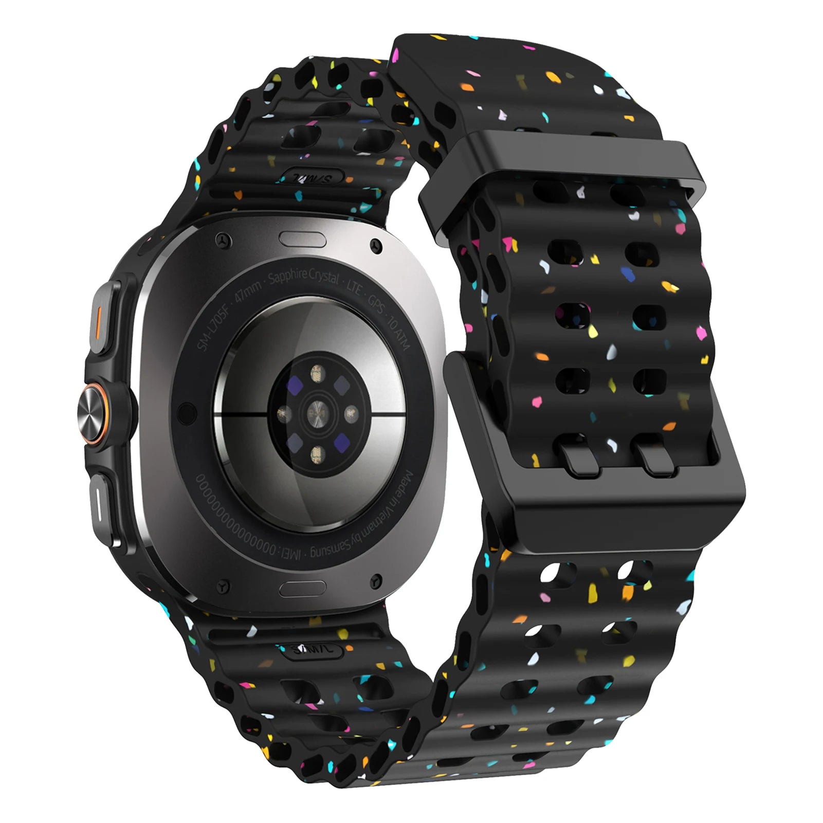 Original Marine for Samsung Galaxy watch Ultra 2 Strap accessories Colorful Sport Bracelet Correa Galaxy watch 7 Ultra 47mm Band