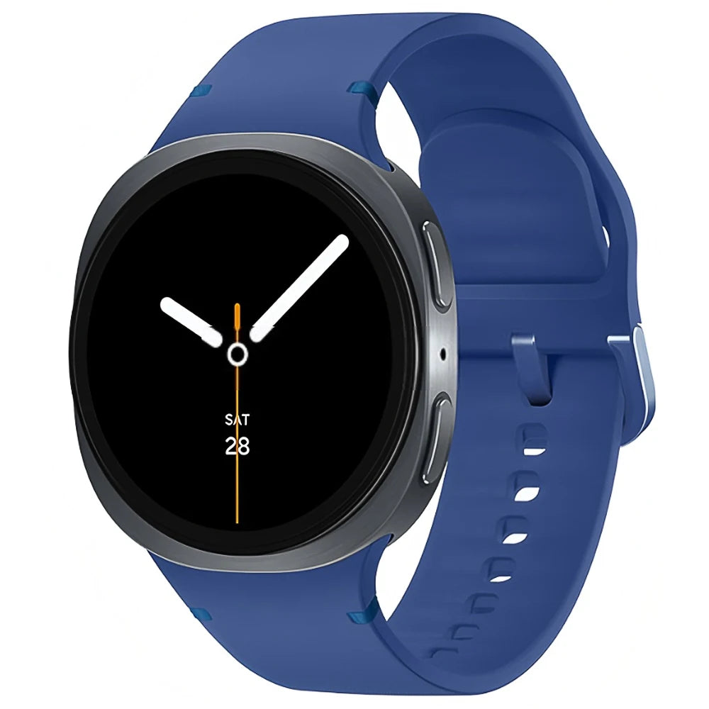 Original Silicone band for Samsung Galaxy Watch 8 40mm 44mm Strap for Samsung Galaxy Watch Classic 8 46mm Bracelet