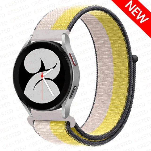 Band For Samsung Galaxy Watch 7/FE/4/5 Pro/6 classic/active 2 44mm 40mm Nylon correa Bracelet Huawei GT 2e 3 4 20mm 22mm Straps