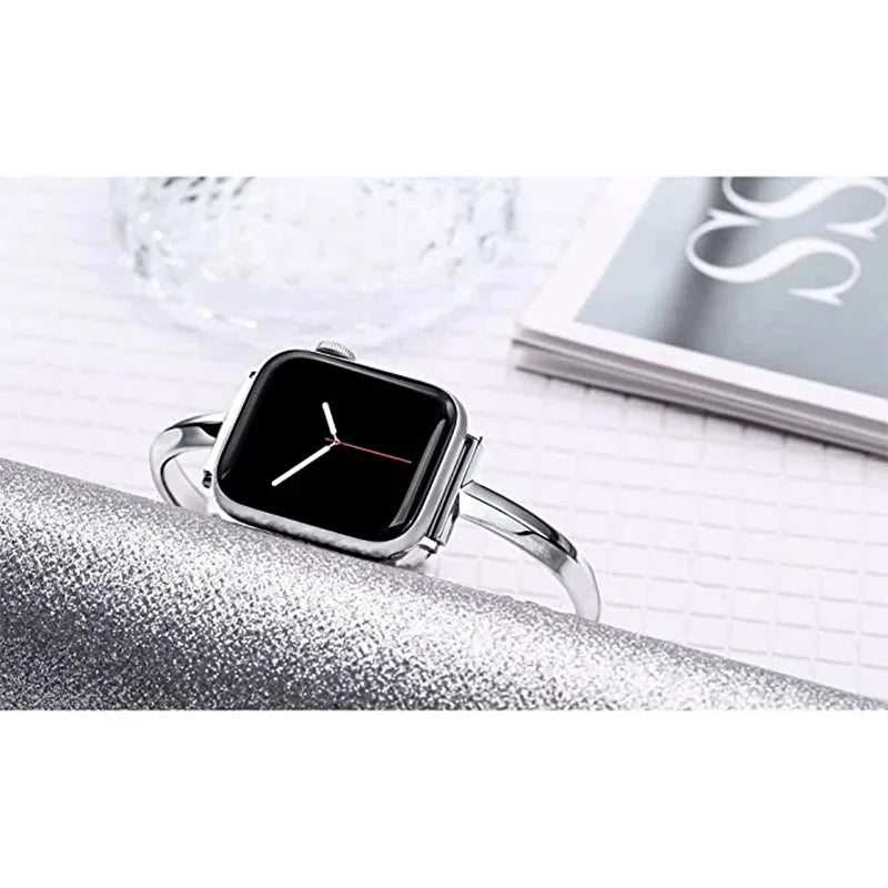 Luxury Watch band for Apple Watch Series 10 9 8 7 6 SE 5 4 Women Diamond Steel band Apple Watch Ultra 49mm 46mm 44mm 40mm 42mm 38mm band