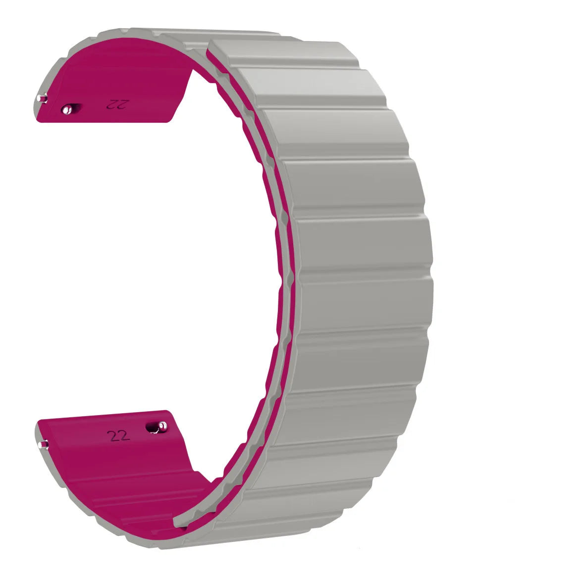 Universal Silicone Magnetic Watch band 16mm 18mm 20mm 22mm Quick Release Waterproof Durable Soft Smartwatch band For Men Women