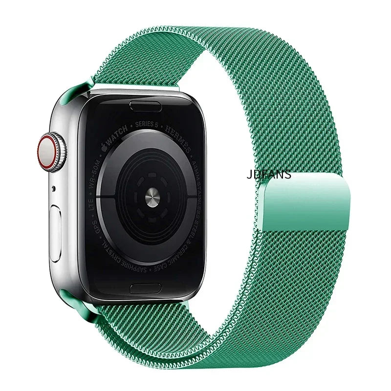 Milanese Loop for Apple Watch band 10 46mm 45mm 44mm 40mm 41mm 42mm 38mm 44mm band Ultra 2 49mm Apple Watch Series 9 8 7 6 SE 5 4 3