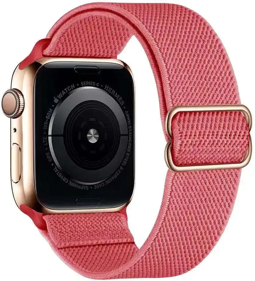 Nylon Loop band For Apple Watch 49mm 45mm 44mm 42mm 41mm 40mm 46mm Elastic band Apple Watch Ultra 3 2 11 10 9 8 7 6 5 4 SE band