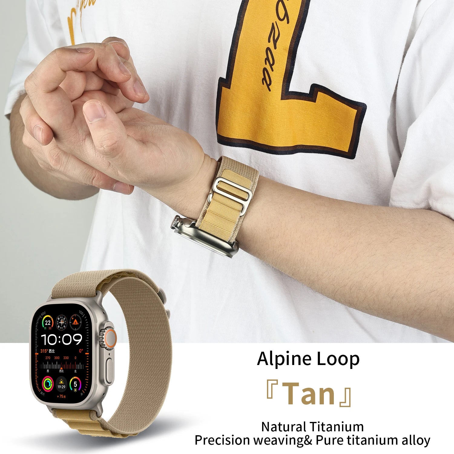 2025 New Suitable for Apple Watch High Quality Nylon band Alpine Loop For Watch Series 10 9 8 7 Ultra 2 band Apple Watch 49mm 46mm
