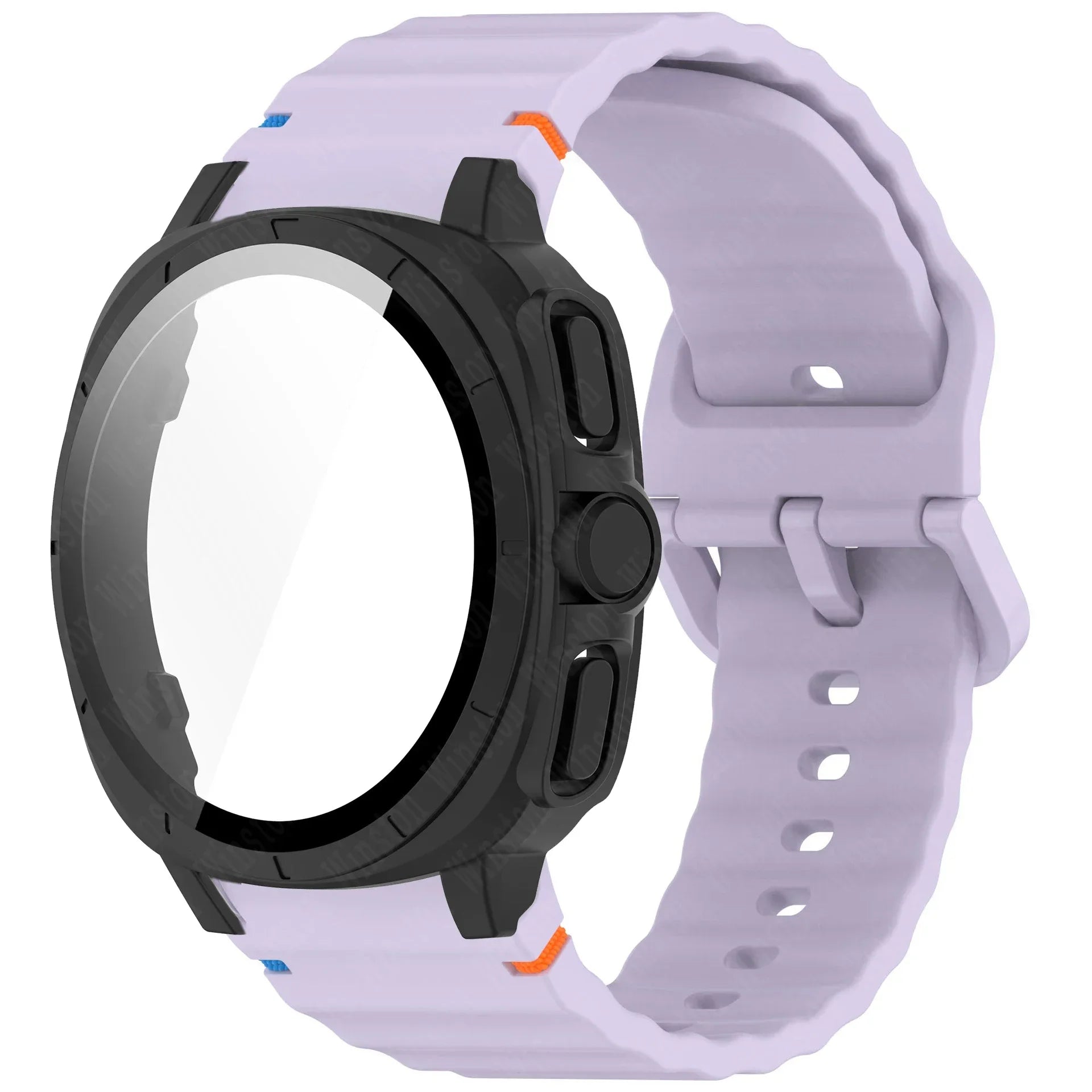 Case+Strap for Samsung Galaxy Watch 7 40mm 44mm Appearance Upgrade Ultra 47mm for Galaxy Watch 7 Sports silicone Bracelet