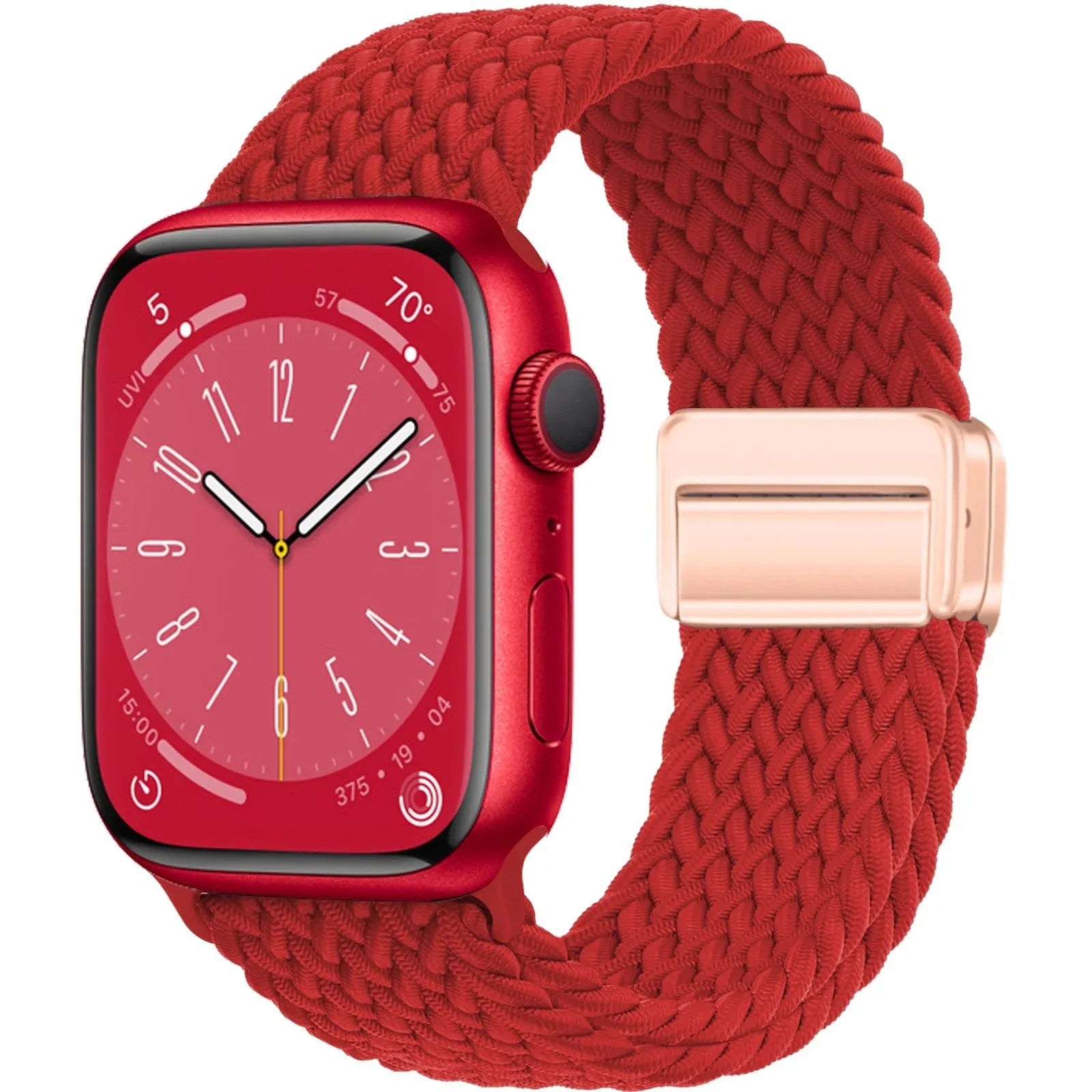 Braided band For Apple Watch band 40mm 45mm 41mm 44mm 49mm 38mm magnetic buckle Nylon band Apple Watch Series SE 7 5 6 8 9 Ultra 2