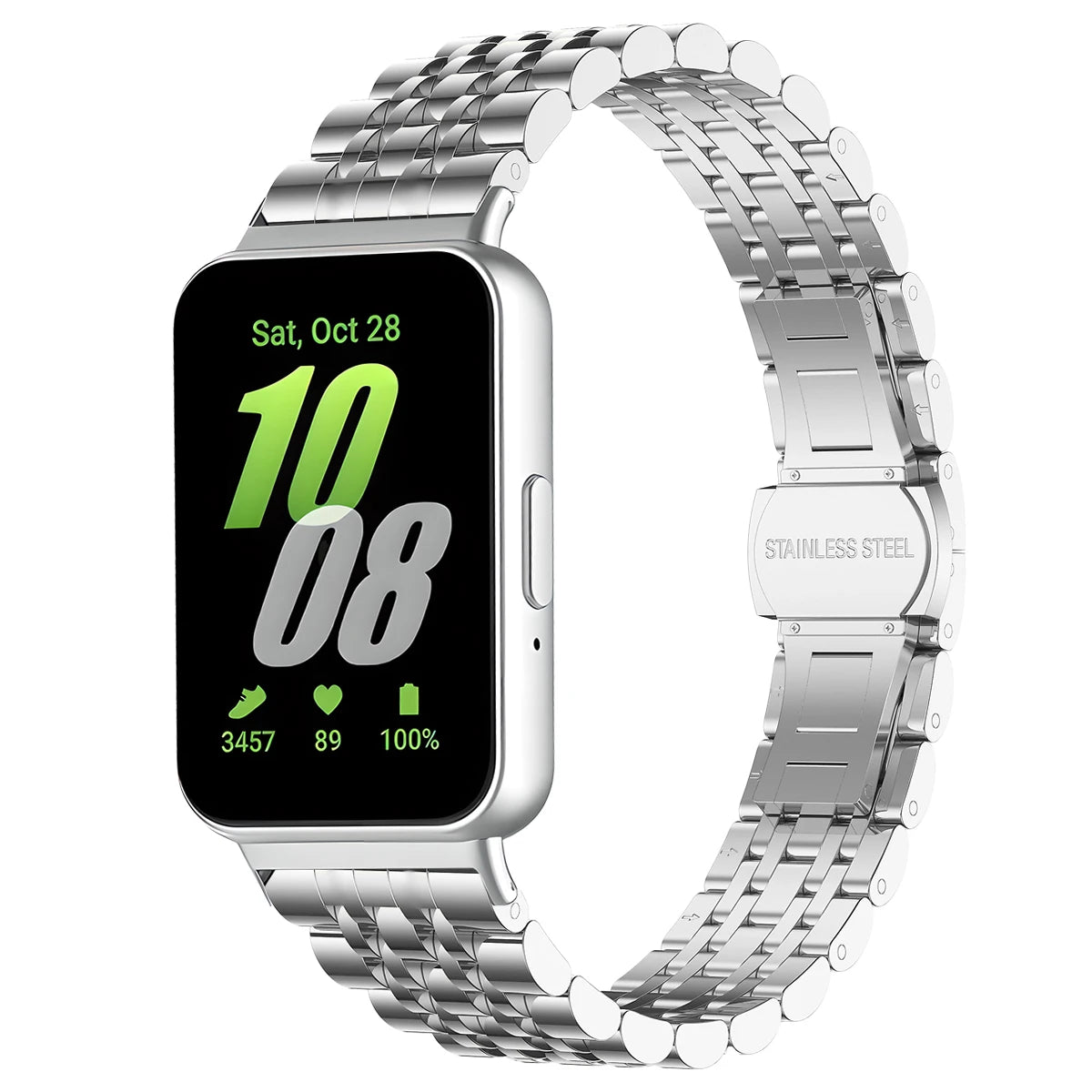 Metal Strap for Samsung Galaxy Watch Fit 3 Stainless Steel Bracelet Magnetic Milanese Loop Watchband for Galaxy Fit3 Accessories