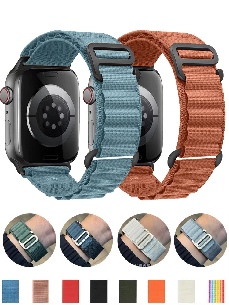 Original Alpine band for Apple Watch Ultra 3 band 49mm 45mm 44mm 41mm 42mm 40mm band correa Apple Watch Series 11 10 9 8 7 SE 6