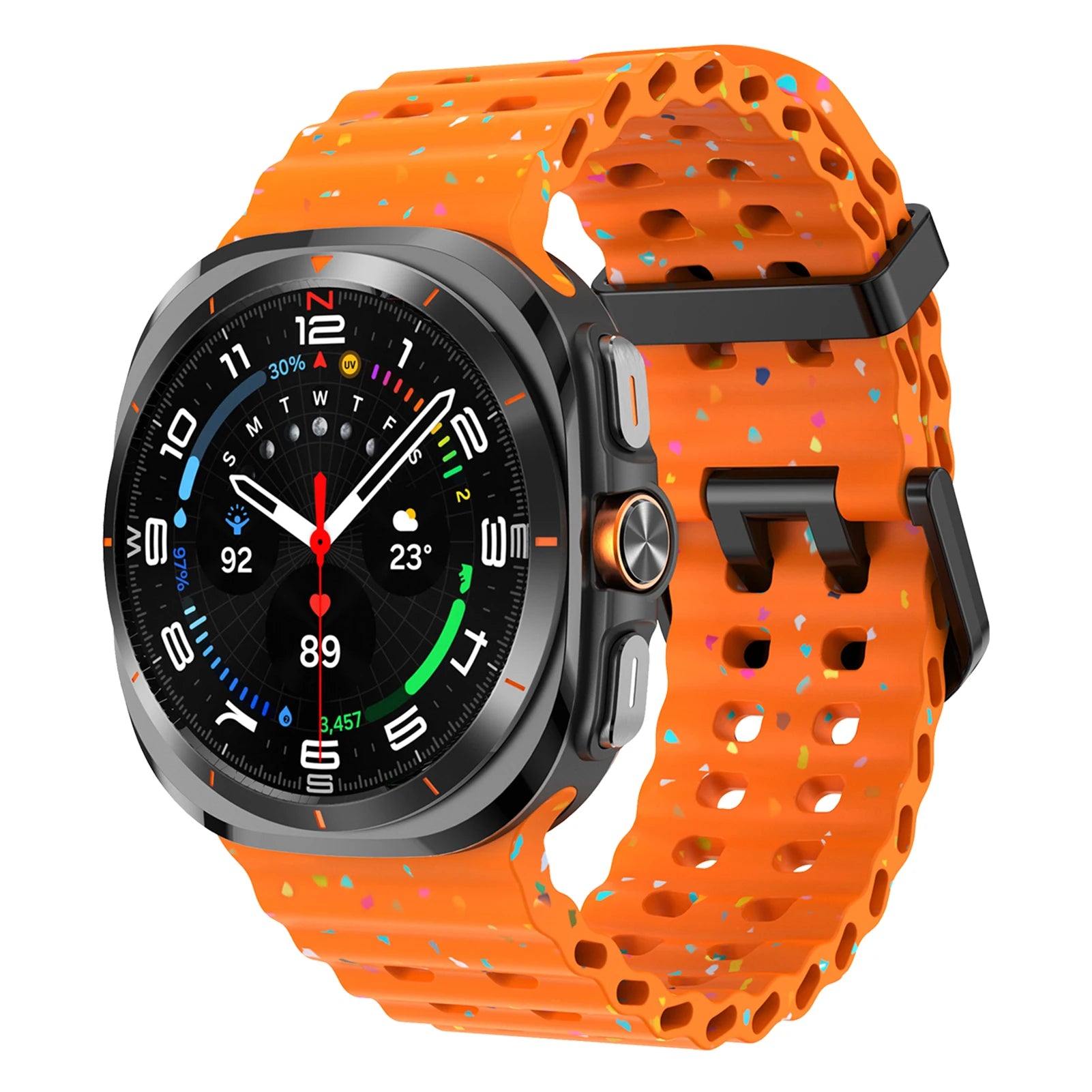 Luminous Strap for Samsung Galaxy Watch 7 Ultra 47mm Smart Watchband Silicone Bracelet for Galaxy Watch 7 Ultra Men Women Correa