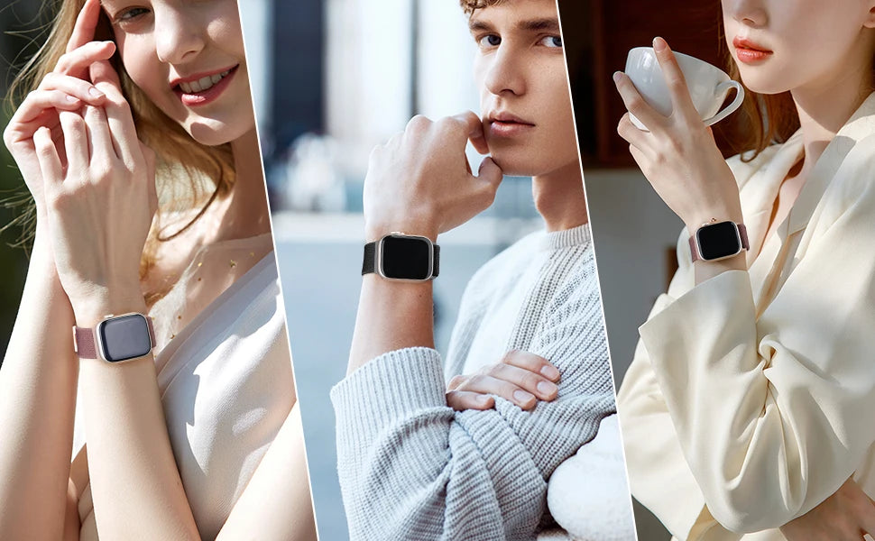 Magnetic band For Apple Watch band 11 42mm 46mm 44mm 40mm 41mm 45mm 49mm Elastic band Apple Watch Series Ultra 3 2 9 8 SE 3 10