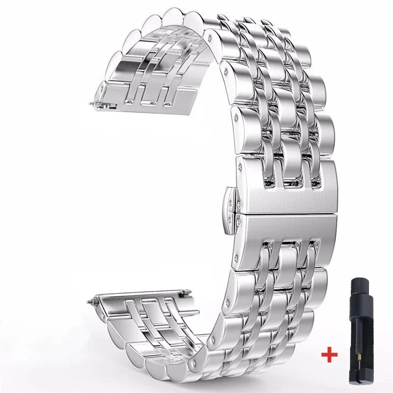 Milanese Watchband 18mm 20mm 22mm Metal Strap Bracelet For Samsung Galaxy Watch 7 6 5 4 40 44mm Huawei 4 GT Bracelet Garmin Band