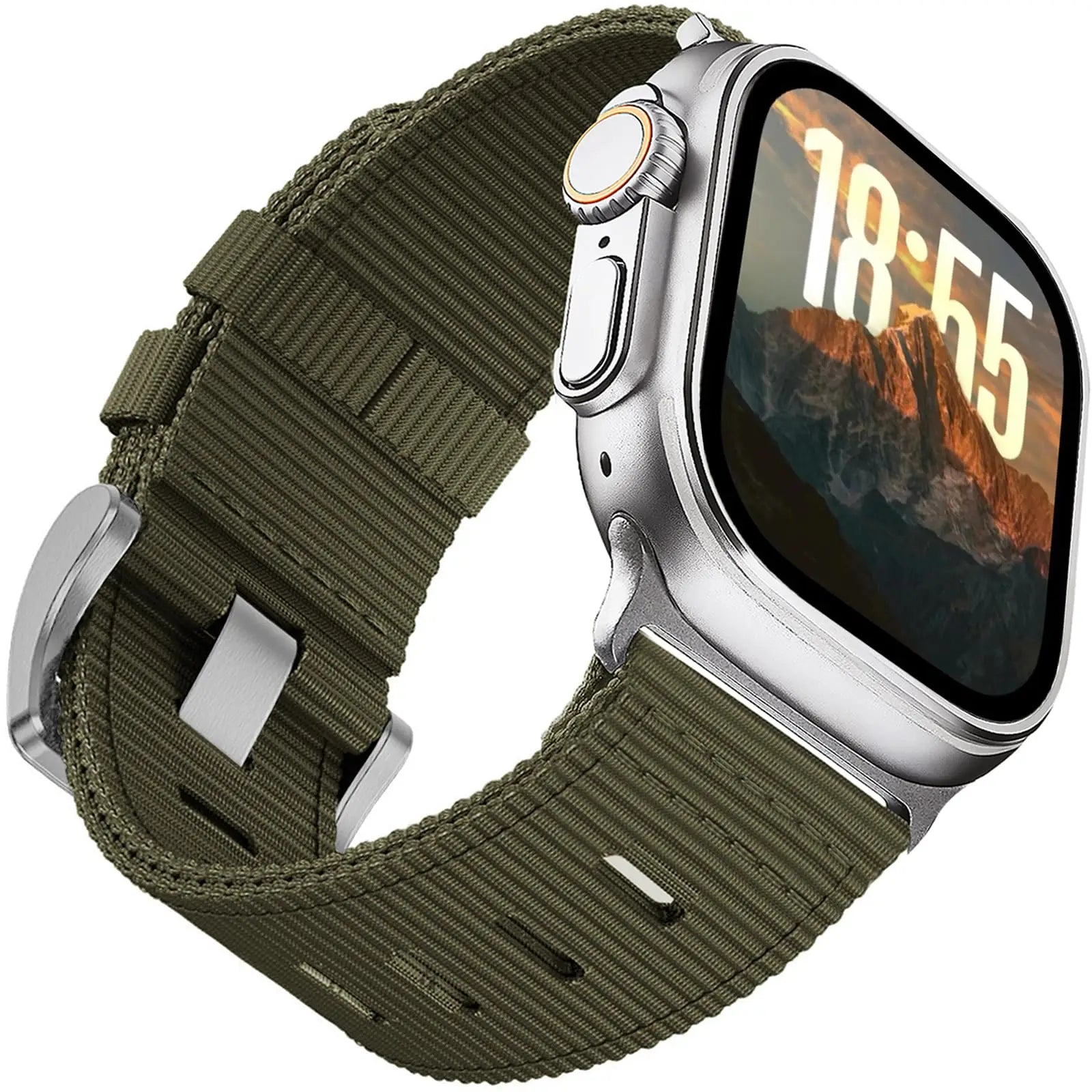 Sport Nylon band for Apple Watch Ultra 3 Ultra 2 49mm 10 46mm 9 8 7 45mm Nylon Wristband Apple Watch Series 6 5 4 SE2 44mm band