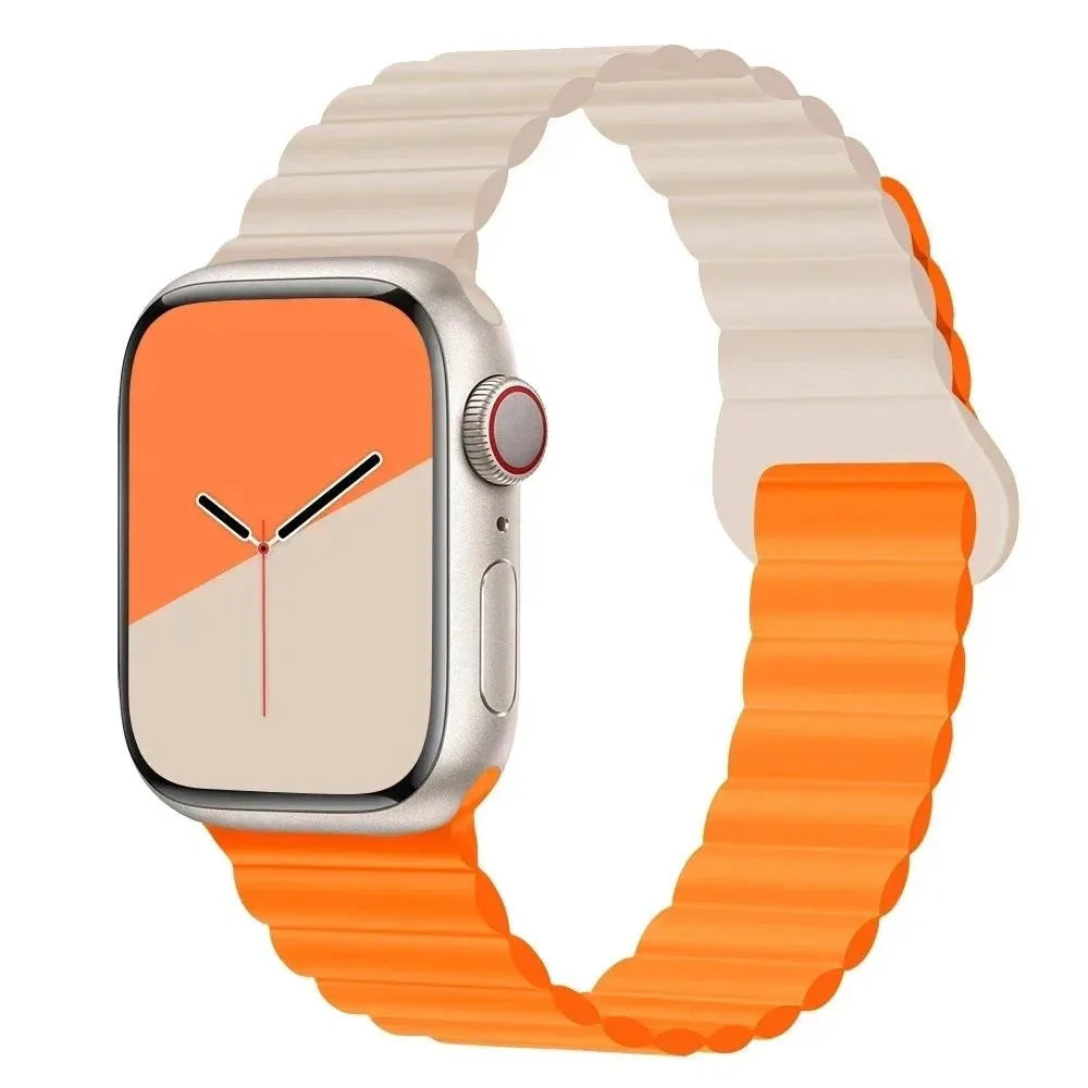 Magnetic band Silicone Sport band For Apple Watch 41mm 42mm 44mm 45mm 46mm 49mm Apple Watch Series 11 10 9 8 7 6 5 4se
