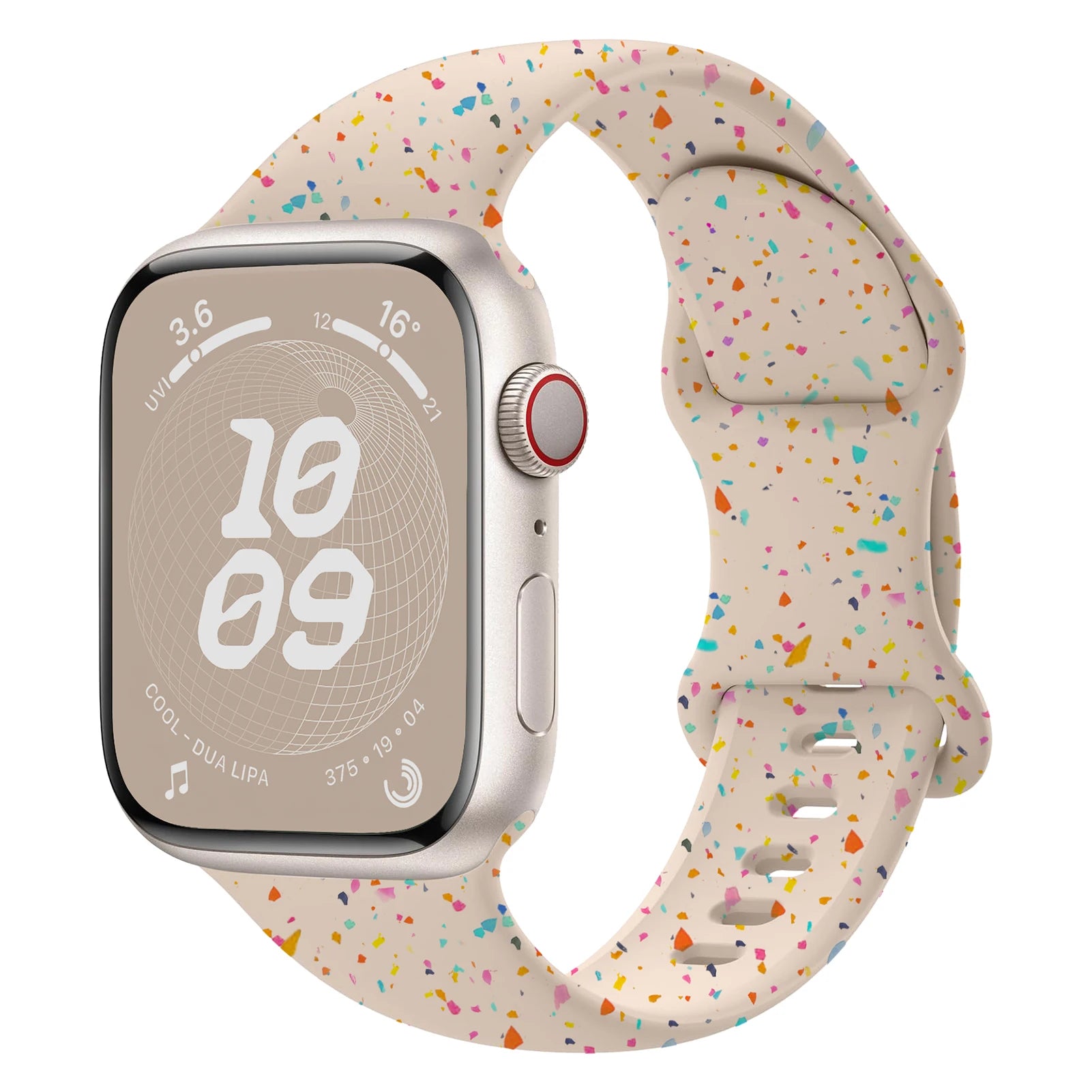 Silicone band for Apple Watch band 40mm 41mm 45mm 44mm 46mm 49mm 42mm Breathable band Apple Watch Series 11 10 9 8 SE 3 Ultra 2