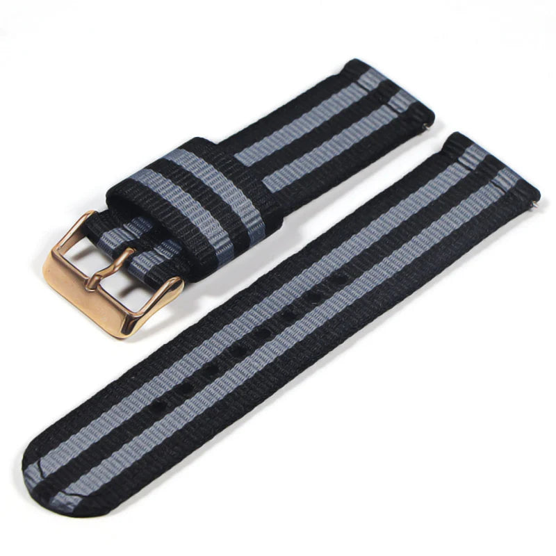 22mm Nylon watch strap For Samsung Galaxy watch 46mm 42mm Active2 Active1 Gear S3 frontier Sports nylon bang