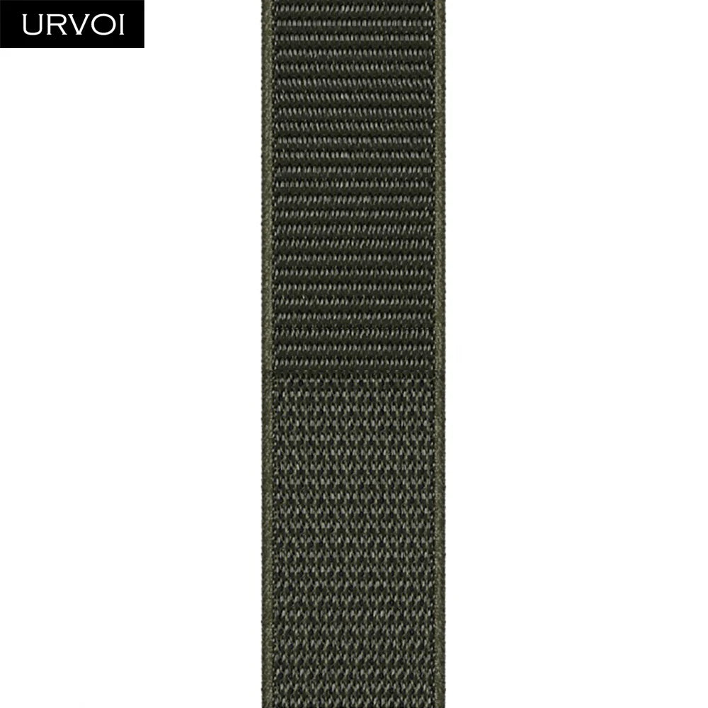 URVOI Sport Loop for Apple Watch Ultra 3 2 Series 11 10 9 8 SE3 Nylon loop for Apple Watch sport band 42mm 46mm breathabe hook fastener