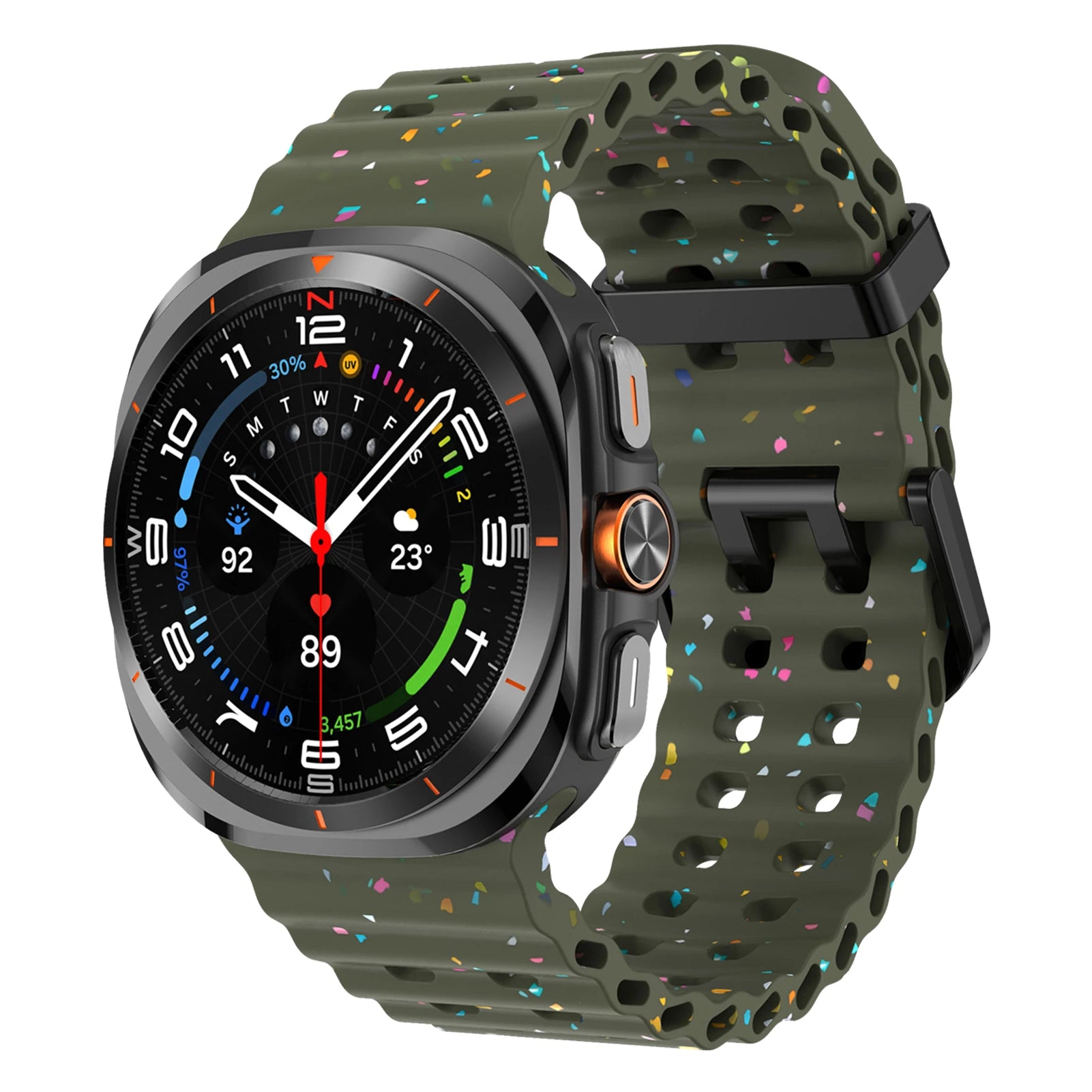 Luminous Strap for Samsung Galaxy Watch 7 Ultra 47mm Smart Watchband Silicone Bracelet for Galaxy Watch 7 Ultra Men Women Correa