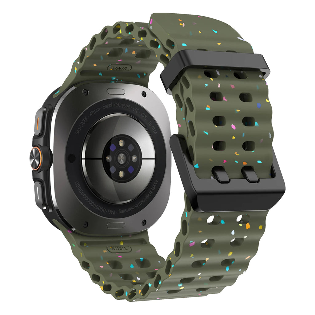 Luminous Strap for Samsung Galaxy Watch 7 Ultra 47mm Smart Watchband Silicone Bracelet for Galaxy Watch 7 Ultra Men Women Correa