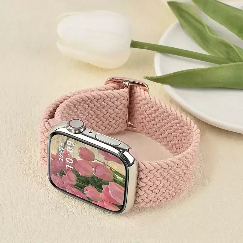 band for Apple Watch band Series 11 10 9 8 7 SE Ultra 3 49mm 46mm 42mm 44mm 45mm 40mm Braided band correa Apple Watch accessories