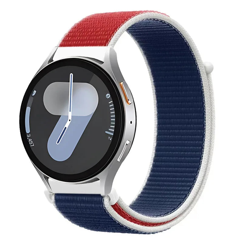 20mm 22mm Nylon Strap for Samsung Galaxy Watch 7/6/5/4 Huawei Watch 5/GT5/4/3 Pro 46mm Breathable Band for Garmin 970 965 955 55