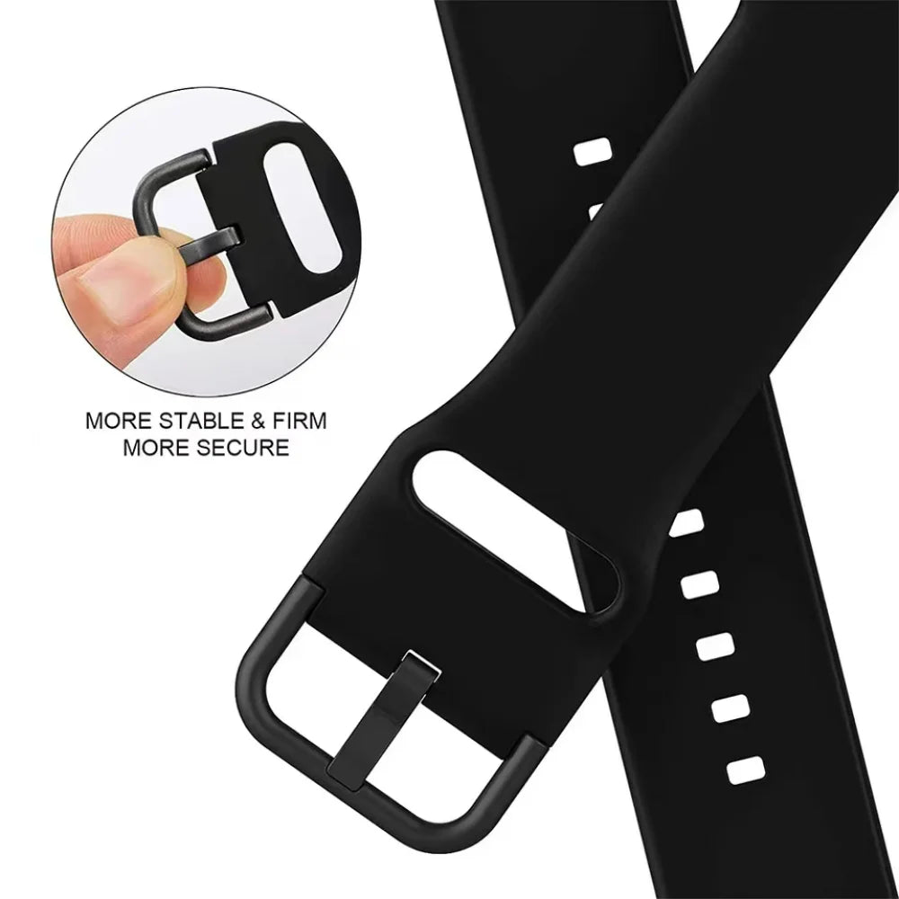 Silicone band for Apple Watch band 46mm 42mm 45mm 41mm 44mm 46mm band Wristband Apple Watch Series 10 9 8 7 6 5 SE Ultra 2 49mm