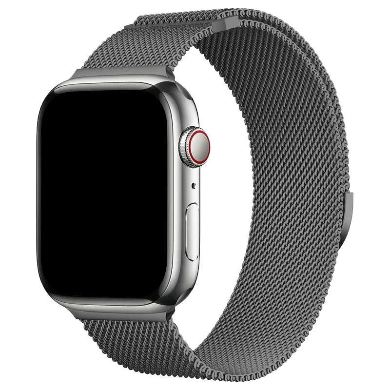 Milaness Magnetic band for Apple Watch Ultra band 49mm 46mm 45mm 44mm 41mm 40mm metal band for Apple Watch 11 10 9 8 7 6 5 4 SE