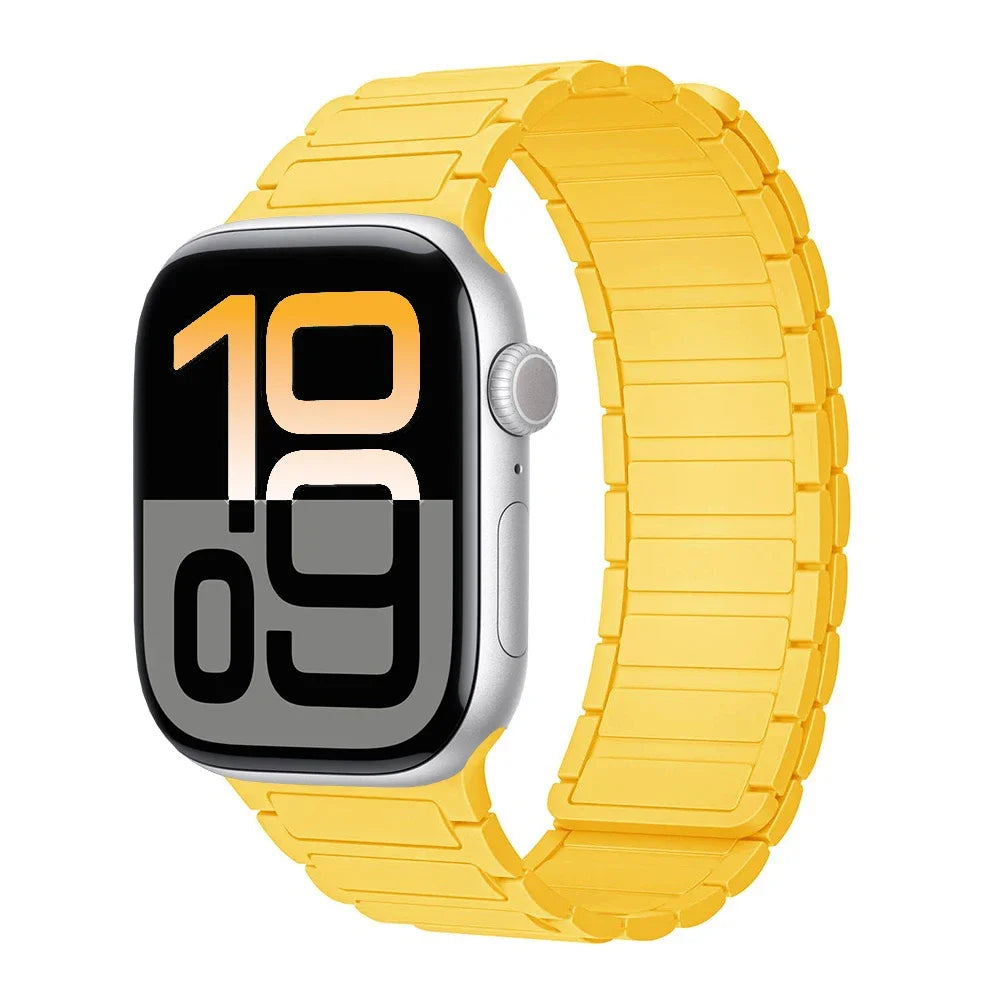 Magnetic Silicone band for Apple Watch band Ultra3 2 49mm band Apple Watch 11 10 46mm 42mm 9 8 7 6 5 SE 45mm 41mm 44mm 40mm Belt