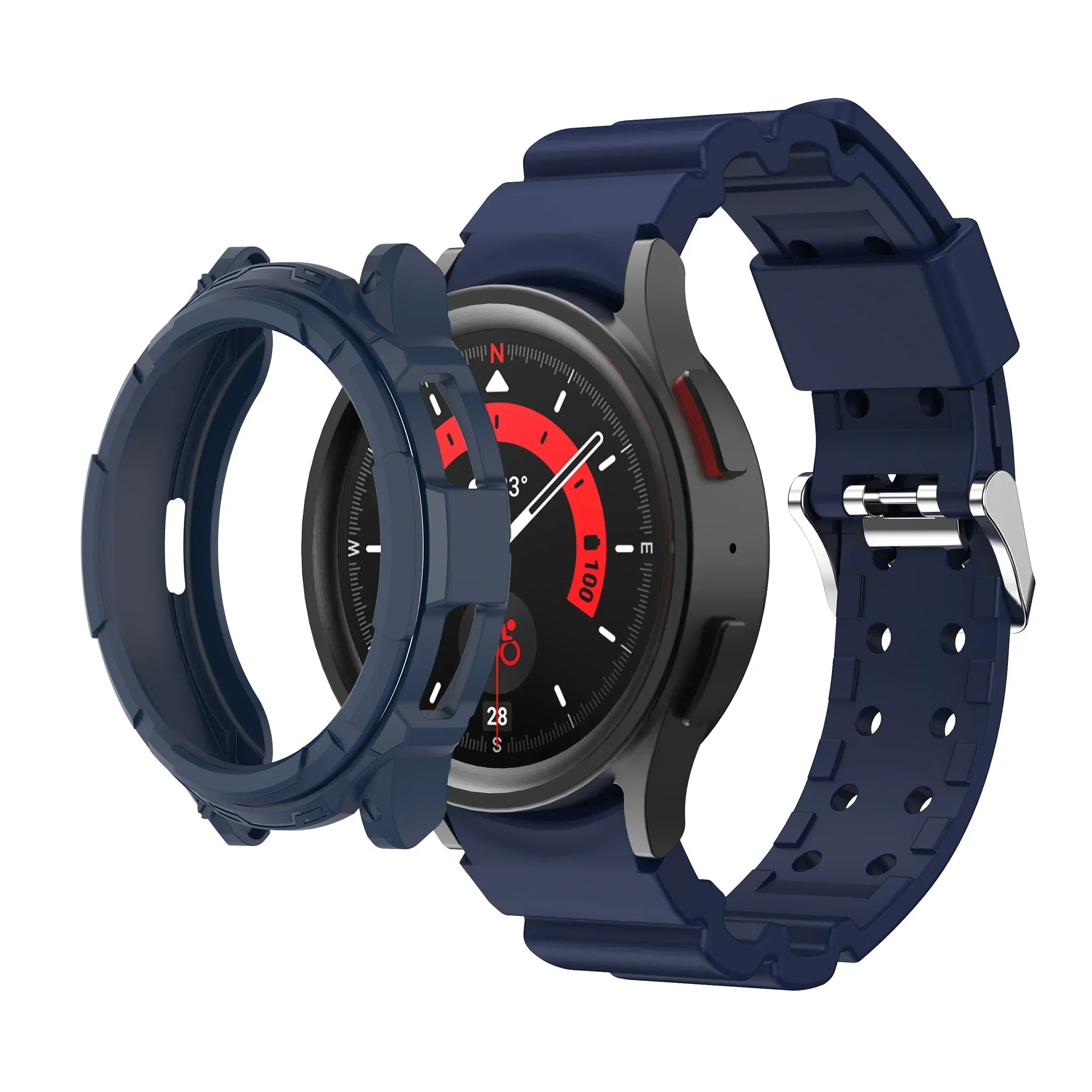 Silicone Strap+Case for Samsung Galaxy Watch 6 Classic 43mm 47mm Sport Loop Band Screen Protective Cover for SAMSUNG 6Classic