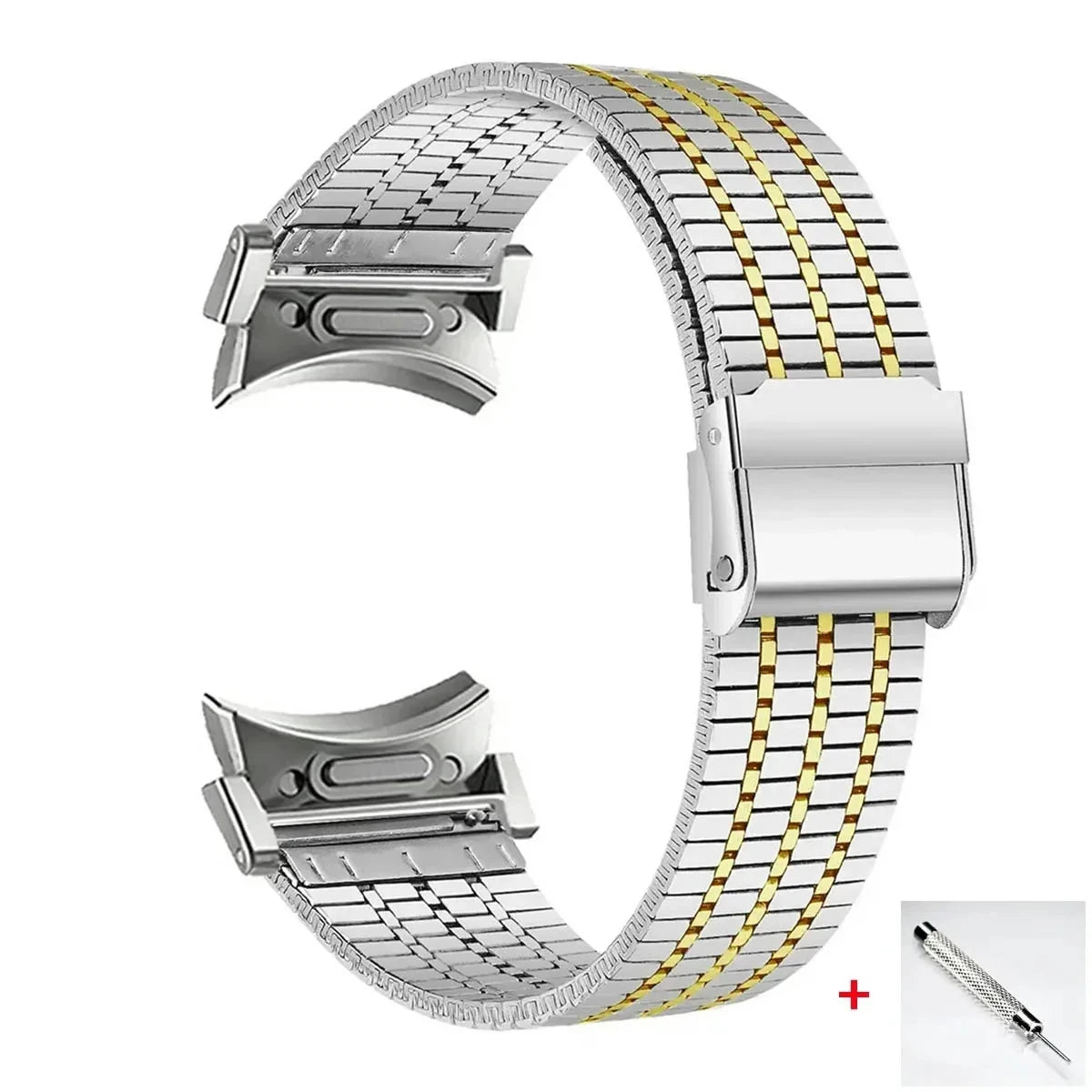 No Gaps Stainless Steel Strap for Samsung Galaxy Watch 7 6 5 4 40mm 44mm 6 4 Classic 47mm 43mm Metal Bracelet for 5Pro 45mm Band