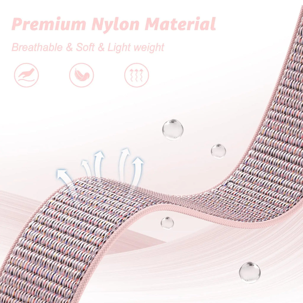 Nylon Loop band for Apple Watch band 46mm 40mm 41mm 42mm 44mm 45mm 38mm Adjust band for Apple Watch Ultra 49mm 8 7 6 SE 5 4 Band