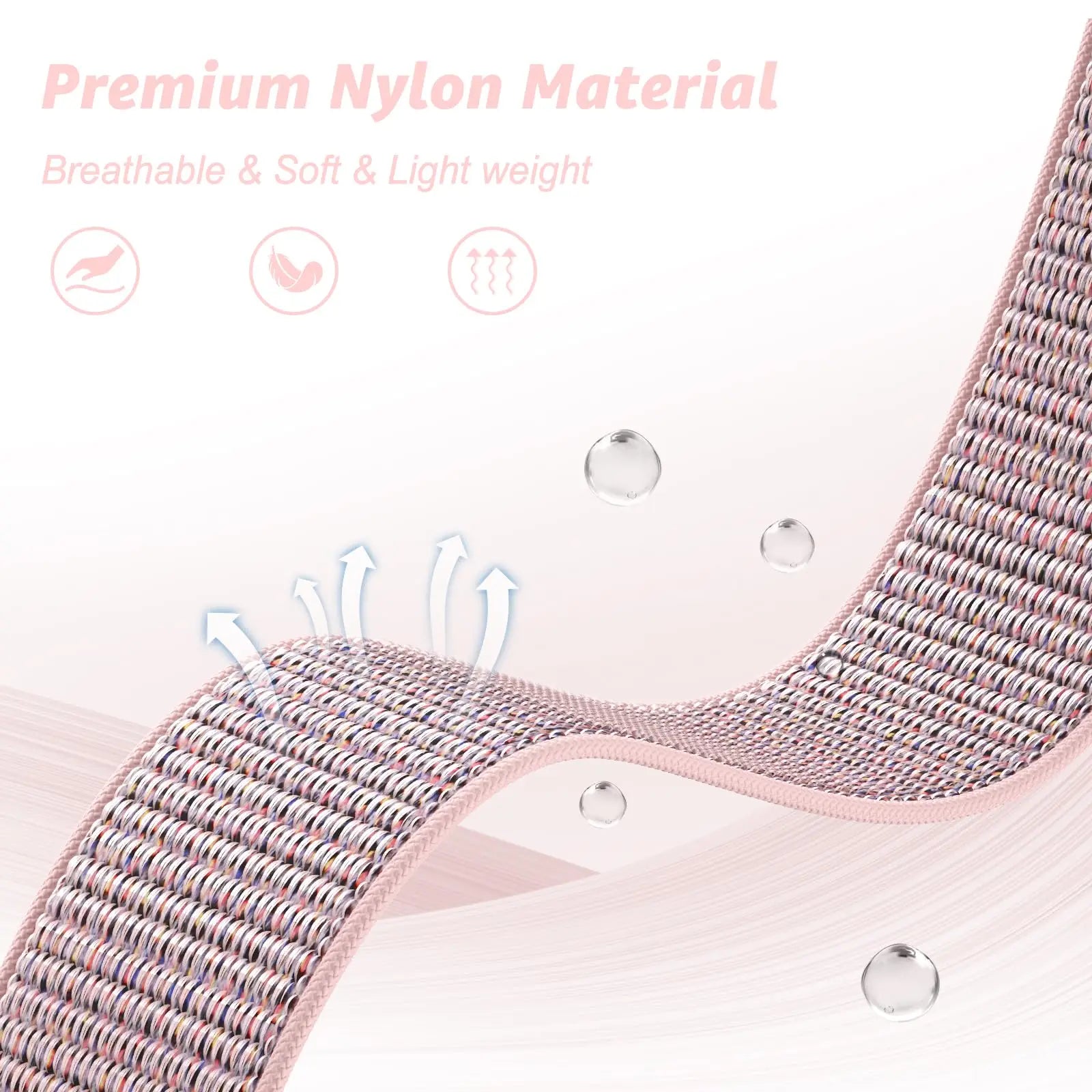 Nylon Loop band for Apple Watch band 46mm 40mm 41mm 42mm 44mm 45mm 38mm Adjust band for Apple Watch Ultra 49mm 8 7 6 SE 5 4 Band