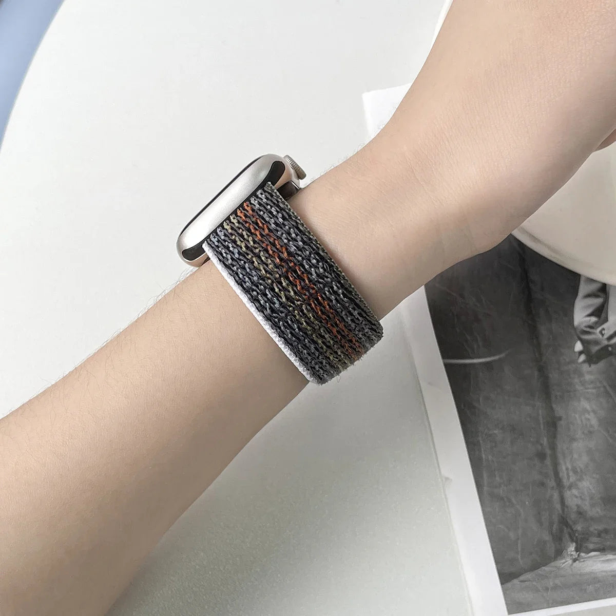 band For Apple Watch 11 band 10 8 9 7 6 5 SE Ultra 3 49mm 46mm Apple Watch 44mm 42mm 45mm 41mm 40mm Sport Loop band Correa wristband