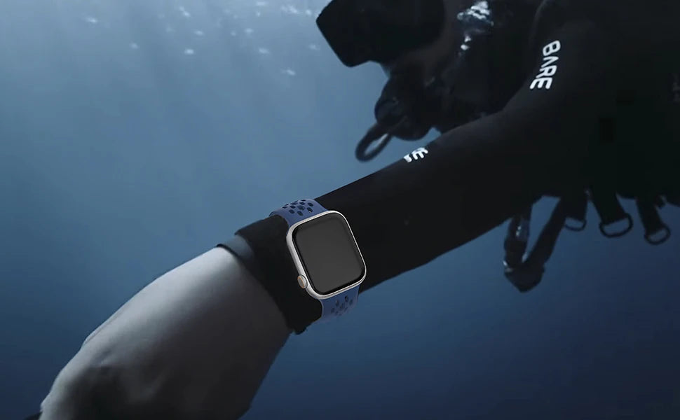 Sport Silicone For Apple Watch band 44mm 45mm 49mm 40mm 41mm 38mm 45mm correa band Apple Watch Series 9 8 7 6 5 SE Ultra 2 band