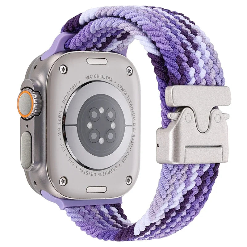 Parachute Nylon band For Apple Watch Ultra 2 11 10 9 8 7 6 5 4 SE Braided Durable Wristband Apple Watch 49mm 46mm 45mm 42mm 44mm 40mm 41mm