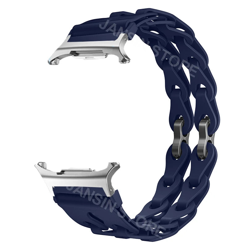 Silicone Band for Samsung Galaxy Watch 8 40mm 44mm Sports Strap Correa Wristband Breathable Bracelet For Galaxy 8 Classic 46mm