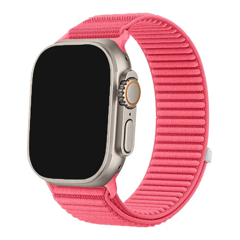 Nylon Braided Sport band For Apple Watch band 10 42mm 46mm band for Apple Watch 9 8 7 6 5 4 SE Ultra 2 49mm 46mm 45mm 44mm 42mm 41mm 40mm 38