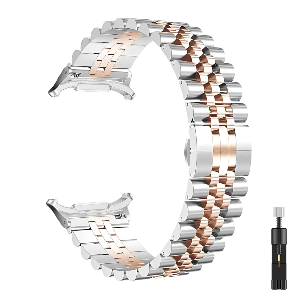 Metal Strap for Samsung Galaxy Watch 2025 Ultra 47mm Stainless Steel Adjustable Comfortable Band for Galaxy Watch 8-7 Ultra 47mm