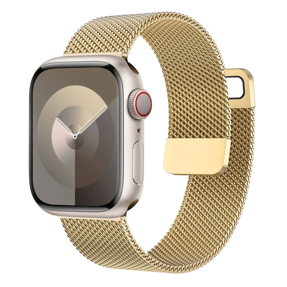 Milanese Loop band For Apple Watch band 44mm 40mm 45mm 49mm 41mm 42mm 38mm Correa band Apple Watch Series 3 4 5 6 SE 7 8 9 Ultra2