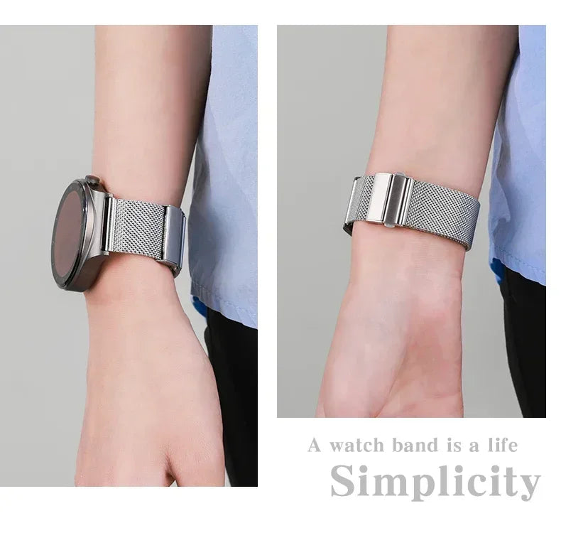 Metal Milanese Strap for Samsung Galaxy Watch 8-7 Ultra 47mm Comfortable Band for Galaxy Watch 8 Ultra 47mm Accessories Bracelet
