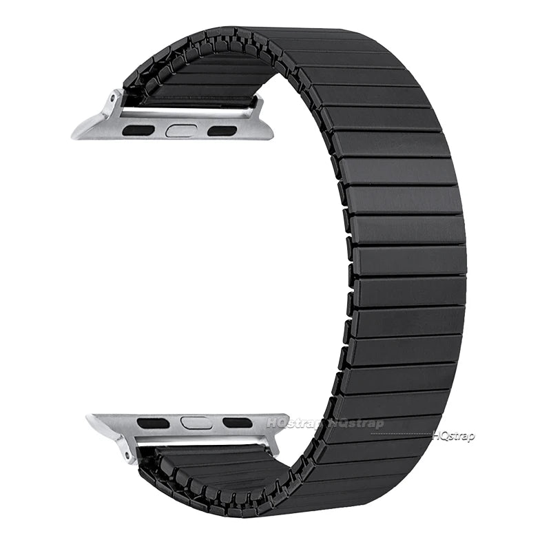 Elastic Stainless Steel band for Apple Watch Ultra band 49mm 44mm 45mm 40mm 41mm 42mm metal band for Apple Watch Series 9 8 7 6