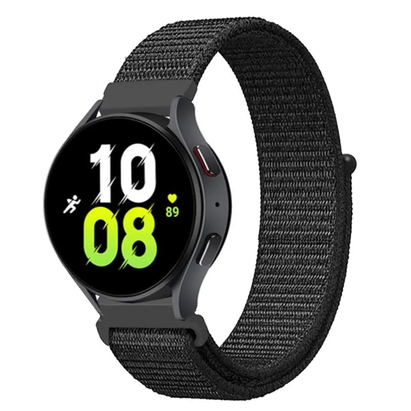 Nylon loop For Samsung Galaxy Watch 6 5 Pro/4/classic/gear s3 frontier/active Sport Bracelet Huawei watch gt2 3 22mm 20mm Strap