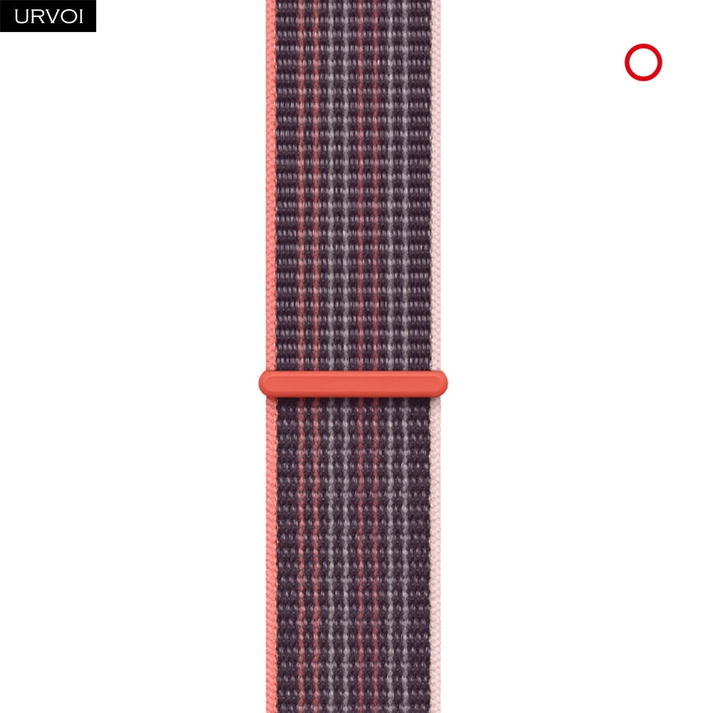 URVOI Sport Loop for Apple Watch Ultra 3 2 Series 11 10 9 8 SE3 Nylon loop for Apple Watch sport band 42mm 46mm breathabe hook fastener