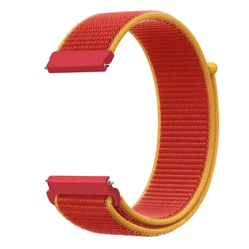 20mm 22mm Nylon Strap for Samsung Galaxy Watch 7/6/5/4 Huawei Watch 5/GT5/4/3 Pro 46mm Breathable Band for Garmin 970 965 955 55