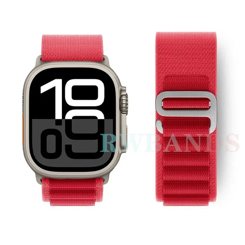 Alpine Loop band for Apple Watch Ultra 3 band 49mm 46mm 45mm 44mm 42mm 41mm 40mm Correa band Apple Watch Series 11 10 SE 9 8 7 6