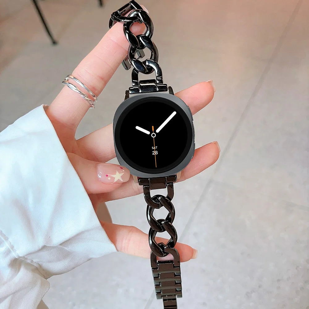 Samsung Galaxy Watch 8/8Classic Ultra Strap Chain Type Bracelet Wristband Watch 8 40MM 44mm 46MM 47MM Band Accessories