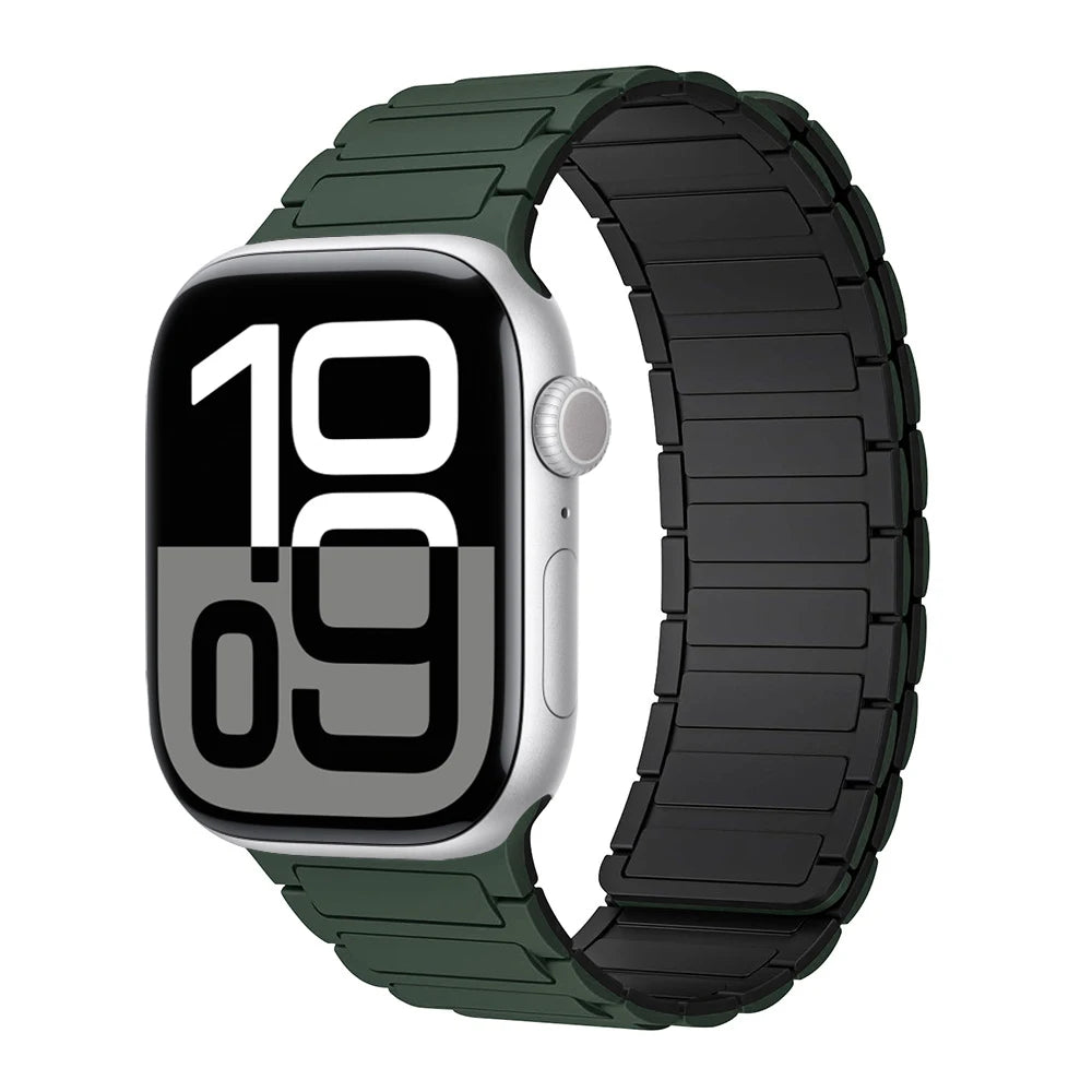 Magnetic Loop band for Apple Watch band 46mm 44mm 40mm 45mm 41mm 42mm Silicone band Apple Watch Series 11 10 9 8 7 6 SE Ultra 3