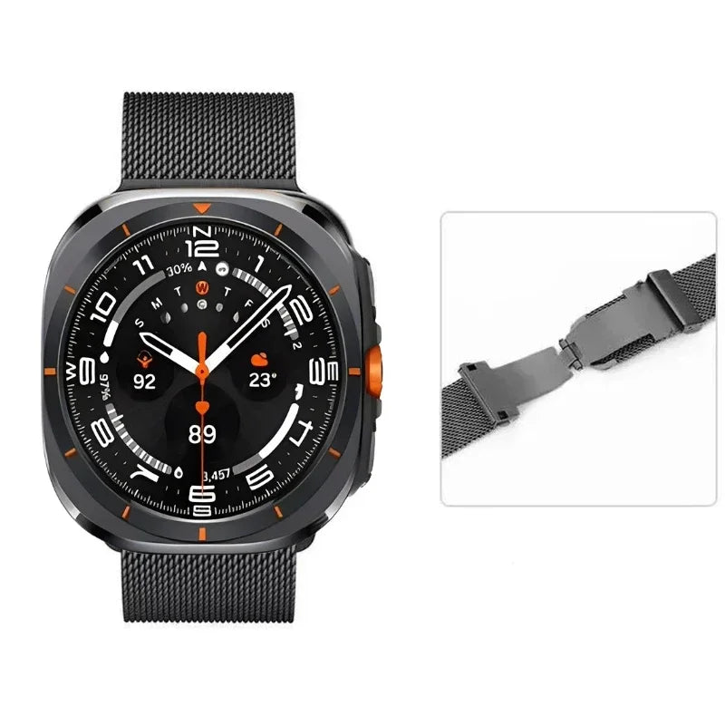 Metal Milanese Strap for Samsung Galaxy Watch 8-7 Ultra 47mm Comfortable Band for Galaxy Watch 8 Ultra 47mm Accessories Bracelet