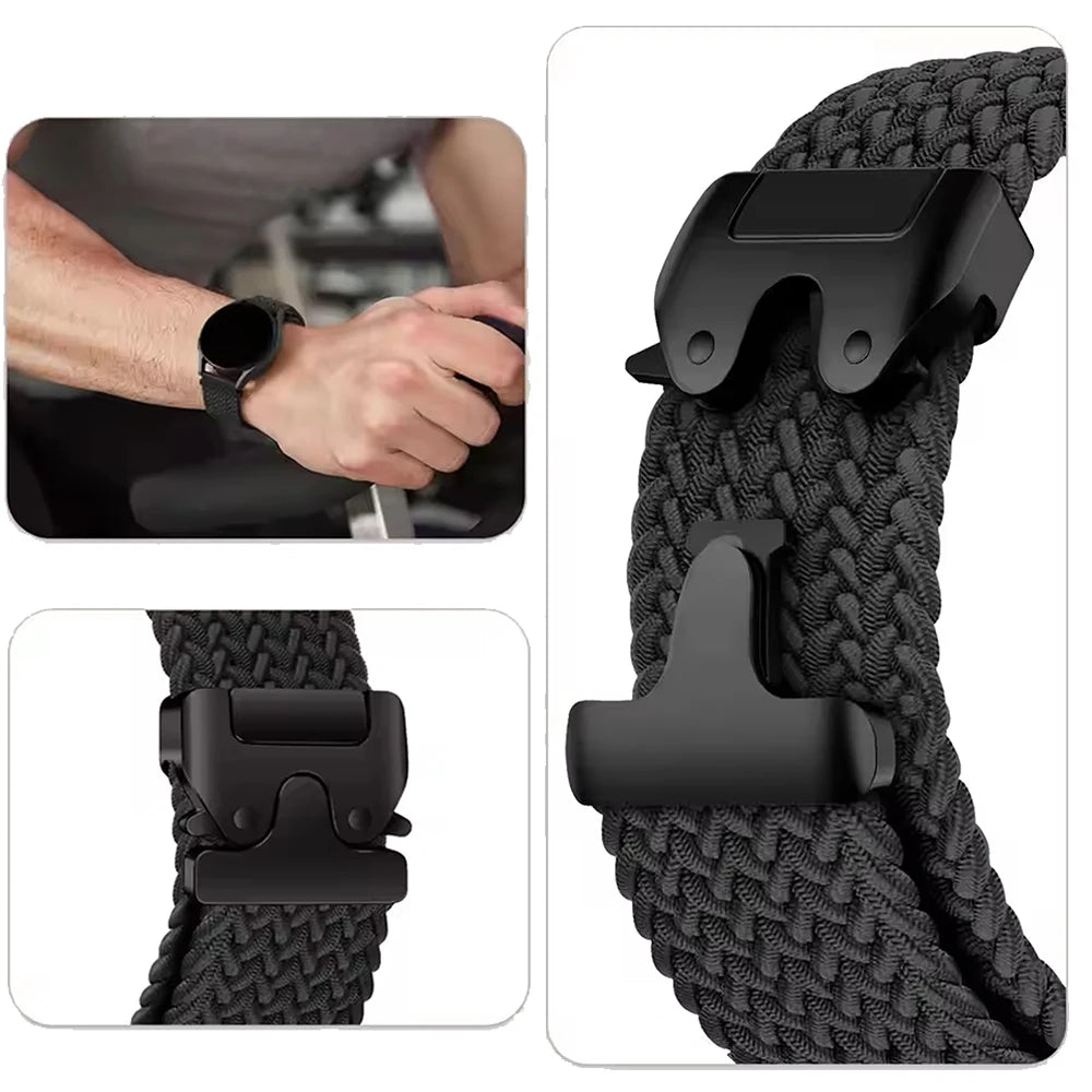 20mm 22mm Parachute Straps For Galaxy Watch Band 7/FE/6/5/pro/4/Classic/active 2/Gear s3 correa Bracelet Huawei watch GT 5 4 3 2